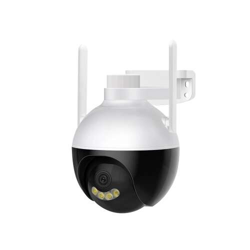 4k ultra HD WIFI IP térfigyelő kamera - 360°-ban forgatható, IP66 időjárásálló - 5x zoom, humán detektor (THM)