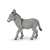 Papo Provence Donkey Figurine, realistic grey donkey toy for kids