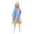 Barbie Extra Puppe mit blauem Bandana-Outfit und Accessoires