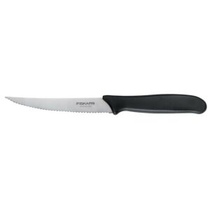 Cuțit pentru roșii Fiskars Essential 11 cm, lamă zimțată din oțel inoxidabil - Fiskars Cuțite de bucătărie