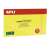 APLI Funny Notes, 100 yellow self-adhesive sticky notes, 125x75 mm