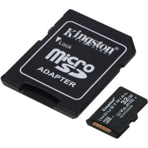 Kingston 64GB Industrial microSDXC memóriakártya adapterrel - Kingston
