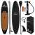 SmileSPORT by Pepita Mahalo iSUP paddleboard with accessories, including a paddle, pump, fin, leash, and carrying bag