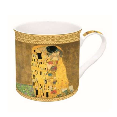 Klimt A csók porcelán bögre, 300 ml, díszdobozos