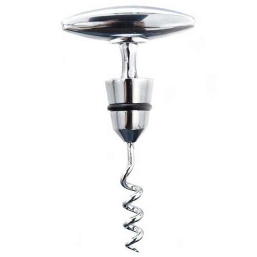 Banquet Culinaria 2 az 1-ben palacknyitó és dugó, króm felületű, gumitömítéssel