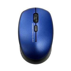Wireless Mouse with Bluetooth 3.0/5.2 and 2.4GHz, Blue - Mouse