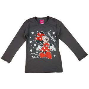 Disney lány Hosszú ujjú Póló - Minnie #grafit - 116-os méret 31584899 "Minnie"  Gyerek hosszú ujjú póló