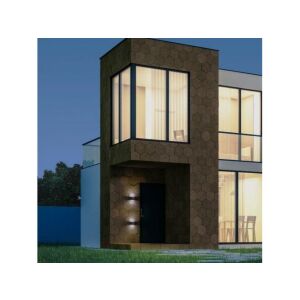 V-TAC Kültéri Fali LED Lámpa - 7W - IP65 - Homokfekete 121901923 - V-TAC