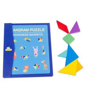 Tangram puzzle - mágneses
