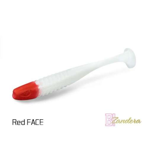 Delphin ZANDERA UVs lágy gumihal, Red Face szín, 12cm - Gumicsali és twister