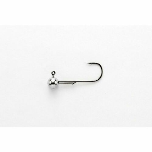 Egyetlen Decoy VJ-76 Magic Head jig fej #1 7.0gr, 3/4 nézetben sima fehér háttéren, ólomfejjel és horoggal - Horgász horog