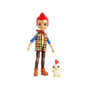 Enchantimals Edward Rooster Puppe und Cluck Hahn Tierfigur, Mattel - Mattel