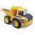 Bburago Jr. Volvo dump truck toy, remote control, yellow, front view