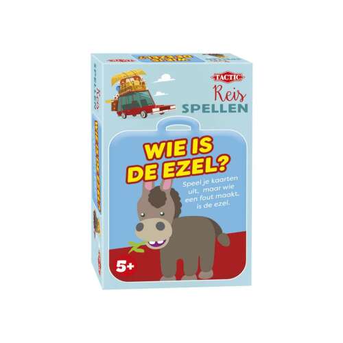 Tactic Reis Spellen Wie is de Ezel? kártyajáték 5 éves kortól - Társasjáték