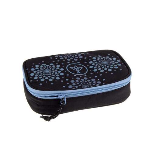 Ars Una Kék Pitypang többszintes tolltartó, fekete kék mintával