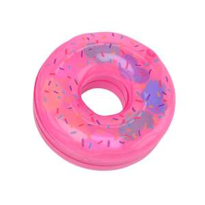 Pink donut shaped makeup set with eyeshadow, lipstick and nail polish - Vanity Table, Makeup Set, Fragrance