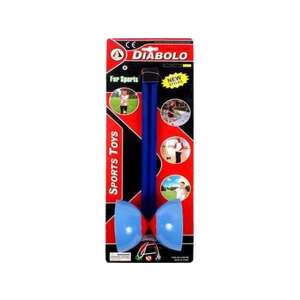 Играчка diabolo, пластмасов diabolo, diabolo пръчки, diabolo връв, спортна играчка, diabolo комплект, син diabolo, diabolo за деца, diabolo за начинаещи - Nonbrand Игра за развитие за малки деца