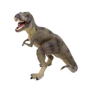 Tyrannosaurus Rex dinosaur figure, 22 cm, green, with movable jaw, realistic details - Figure