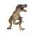 Tyrannosaurus Rex dinoszaurusz figura, 22 cm, zöld, mozgatható állkapoccsal, realisztikus részletekkel
