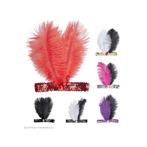 Charlestone tollas fejpánt többszínű