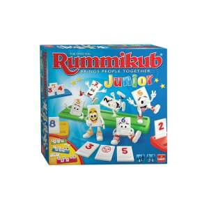 Rummikub Junior társasjáték, az eredeti játék gyerekeknek, 4 éves kortól, családi szórakozás, számolás tanulás, párosító játék, színes csempék, könnyen tanulható, minden korosztály számára szórakoztató - Goliath