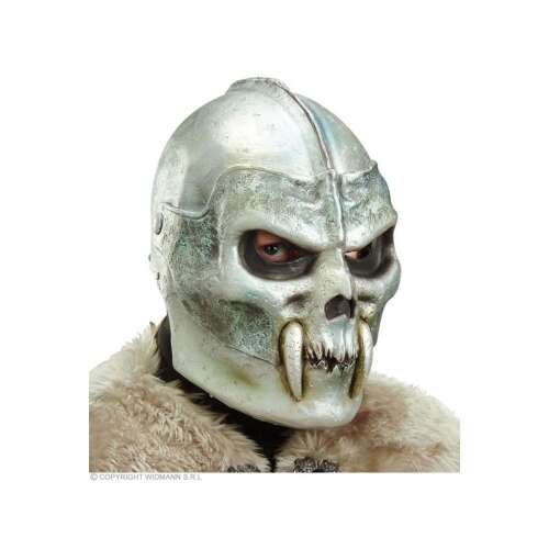 Koponya sisak maszk jelmezhez, halloweenhez, cosplayhoz, bulihoz, farsanghoz, felnőttnek, gyereknek, ijesztő, realisztikus, latex, Widmann