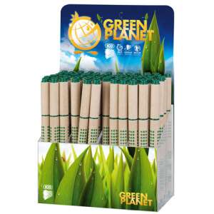 ICO Green Planet Stilou ecologic din hârtie, pachet de 50 - Papetărie