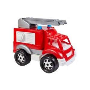 Titan plastic fire truck with ladder, red toy car for kids - Titan