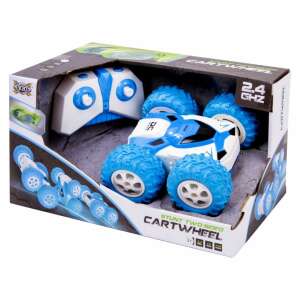 Stunt Two-Sided Cartwheel remote control car, blue and white, 2.4 GHz - Remote control vehicle