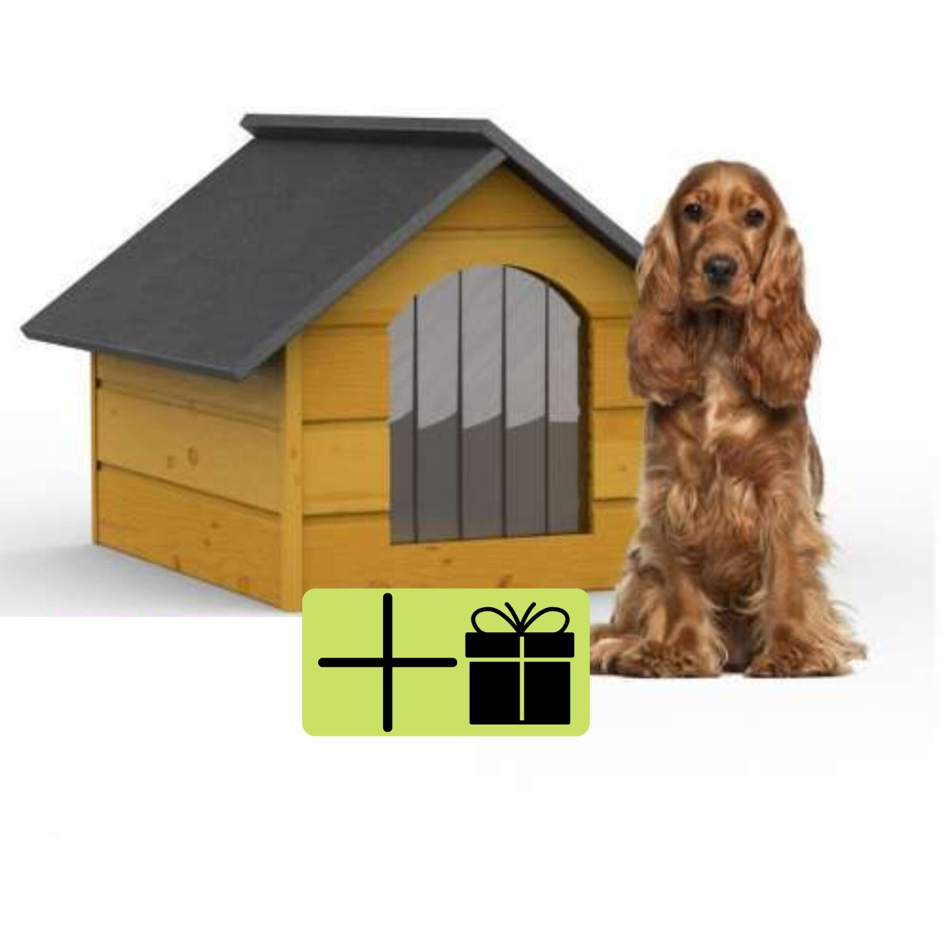 E-shop Pepita zateplená búda pre stredného psa L + darčeková hračka - Vi...