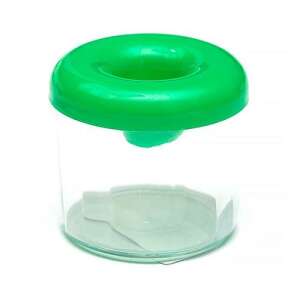 NEBULO ecsettál fedéllel, zöld - Ecsettál