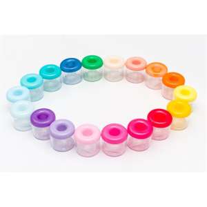 NEBULO Pinselschüssel mit Deckel, NEBULO, gemischte Farben 31586318 Pinselbehälter