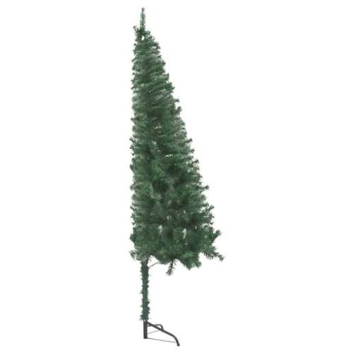 vidaXL zöld PVC sarok műkarácsonyfa 210 cm izolált - Szezonális dekoráció