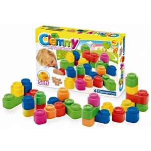 Clementoni Clemmy 24 db-os puha építőkockák 41414609 Clementoni Fejlesztő játék babáknak