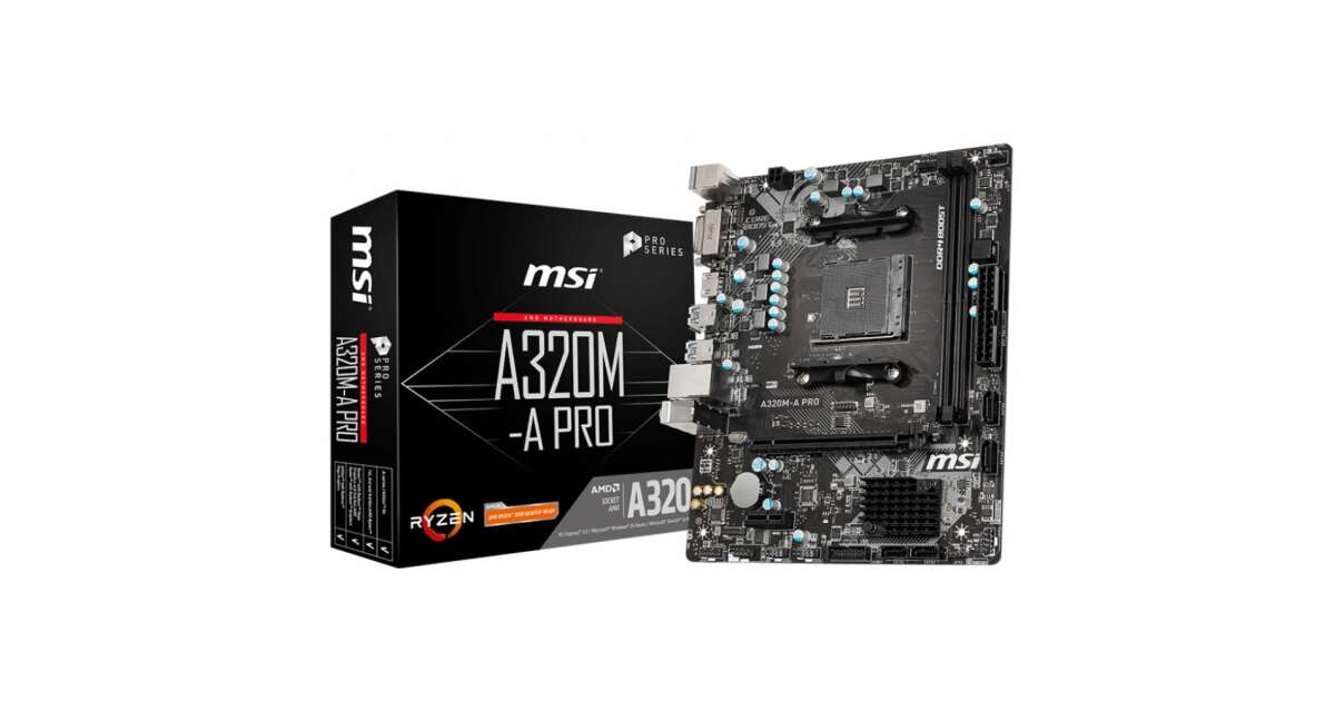 MSI A320M-A PRO (7C51-001R) | Pepita.com
