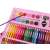 Set pictura si desen pentru copii,trusa plastic roz, 168 piese 32829718