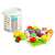 Ecotoys wooden fruit and vegetable play food set with knife and cutting board