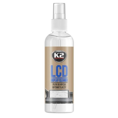 K2 LCD Képernyőtisztító Spray 250ml TV-hez, Monitorhoz és Érintőképernyőhöz