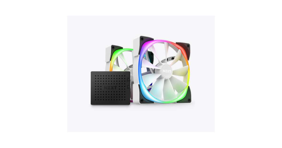 NZXT Aer RGB 2 - 140mm - white - Twin Starter Pack - HF-2814C-DW