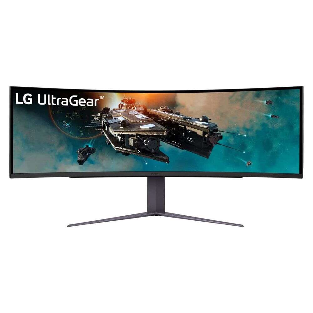 Lg ívelt gaming 240hz va monitor 49" 49gr85dc, 5120x1440, 32...