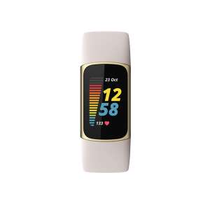 Fitbit Charge 5 Aktivitätstracker Fitness-Armband (lunar weiß / soft gold Edelstahl) FB421GLWT 59322055 Aktivitätsmesser
