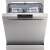 Zmywarka Gorenje GS620E10S, srebrna, otwarte drzwi, widok z przodu
