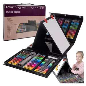 Maaleo XXL Drawing and Painting Set in Suitcase 208 pcs #black 59327729 - Back to School, School Supply