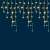 LED Icicle Light Curtain, Sparkling, 10m, IP44, 230V 79778868