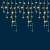 LED Icicle Light Curtain, Sparkling, 10m, IP44, 230V 79778868