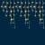 LED Icicle Light Curtain, Sparkling, 10m, IP44, 230V 79778868