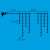 LED Icicle Light Curtain, Sparkling, 10m, IP44, 230V 79778868