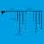 LED Icicle Light Curtain, Sparkling, 10m, IP44, 230V 79778868