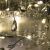 Micro LED bead string lights with crystal pendants, decorative lighting