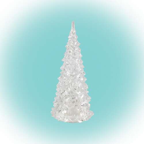 LED-es asztali dísz, fenyőfa